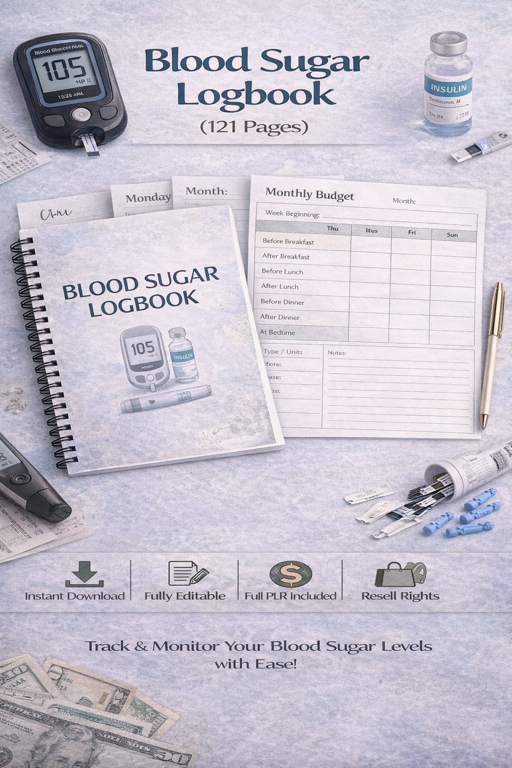 Blood Sugar Logbook