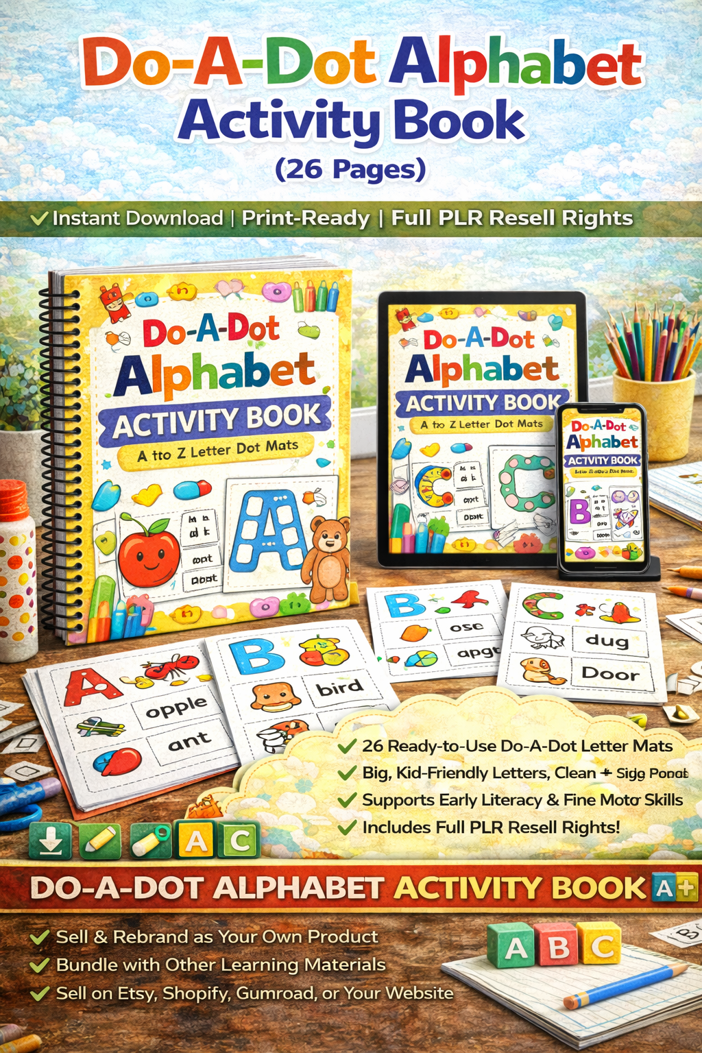 Do-A-Dot Alphabet Activity Book