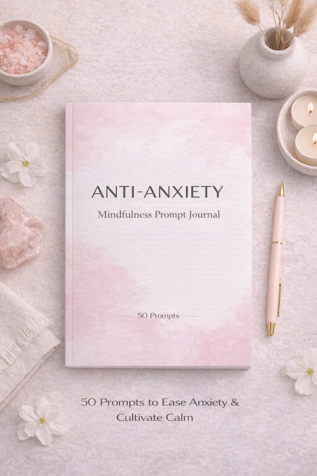 Anti-Anxiety Mindfulness Prompt Journal