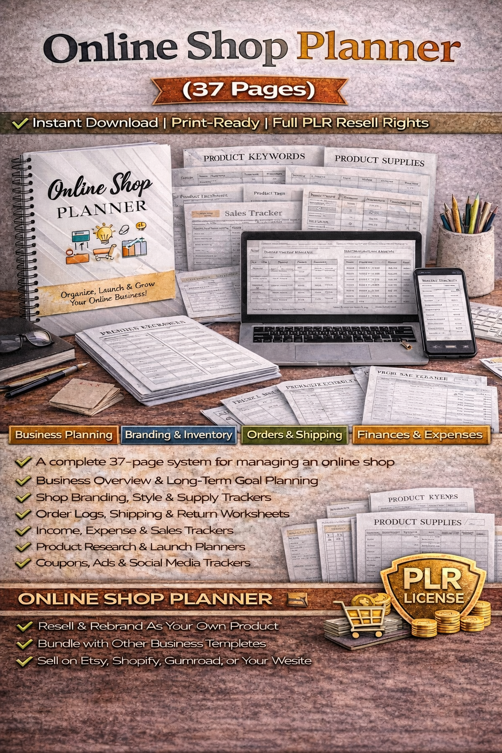 Online Shop Planner